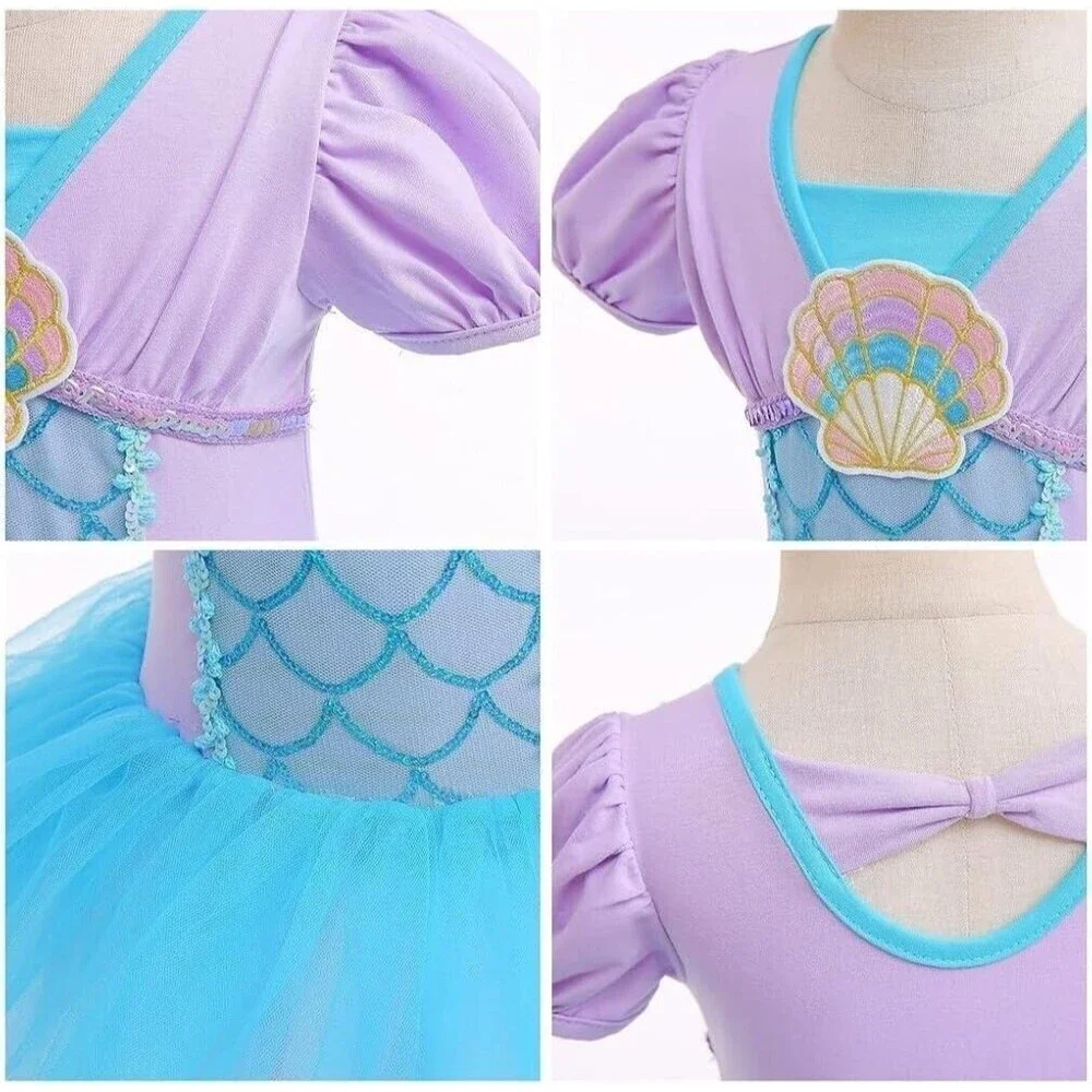 Los Angeles Boutique Tutu Leotard Dance Dress Up Party Outfit Mermaid Sequin 4-5